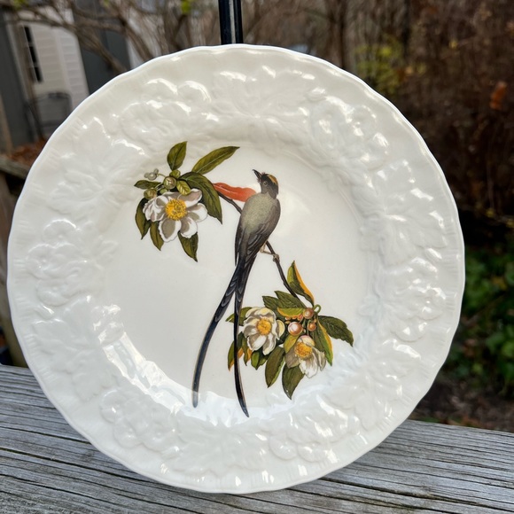 Meakin Band-Tailed Pigeon #367 and  # 168 Fork-Tailed Flycatcher 8.75” Plate Set - Picture 3 of 13